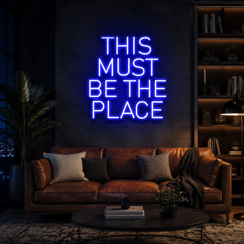 This Must Be The Place Led Neon Sign Light