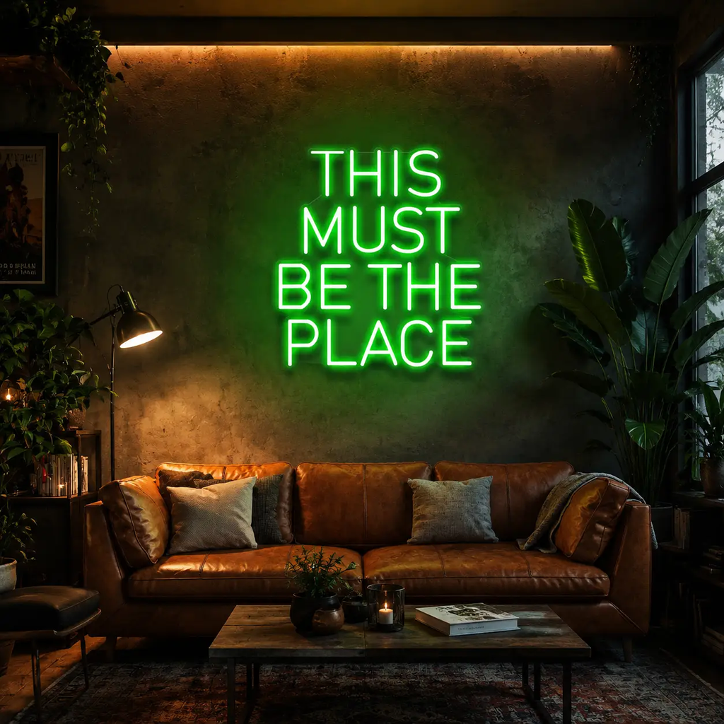 This Must Be The Place Led Neon Sign Light