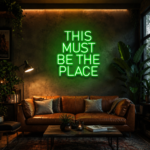 This Must Be The Place Led Neon Sign Light