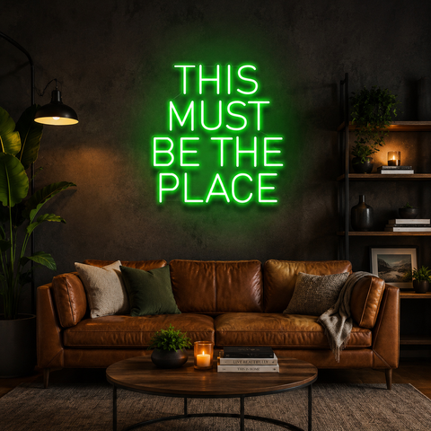 This Must Be The Place Led Neon Sign Light