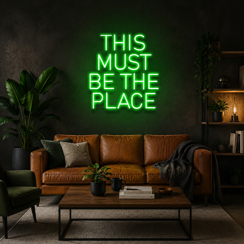 This Must Be The Place Led Neon Sign Light