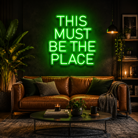 This Must Be The Place Led Neon Sign Light