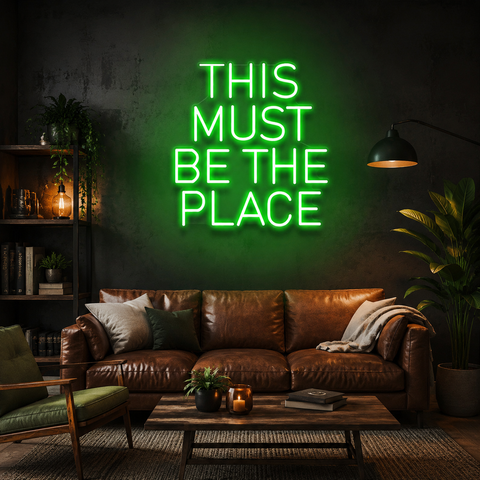 This Must Be The Place Led Neon Sign Light