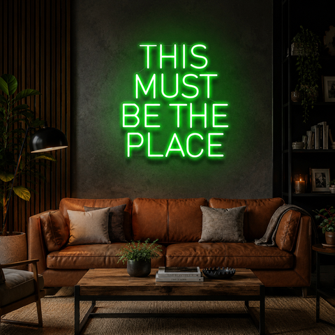This Must Be The Place Led Neon Sign Light