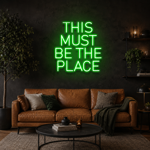This Must Be The Place Led Neon Sign Light