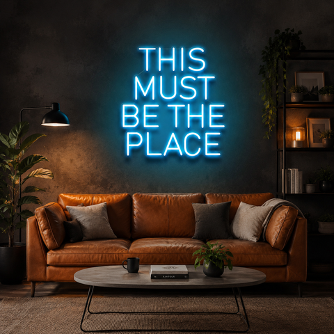 This Must Be The Place Led Neon Sign Light