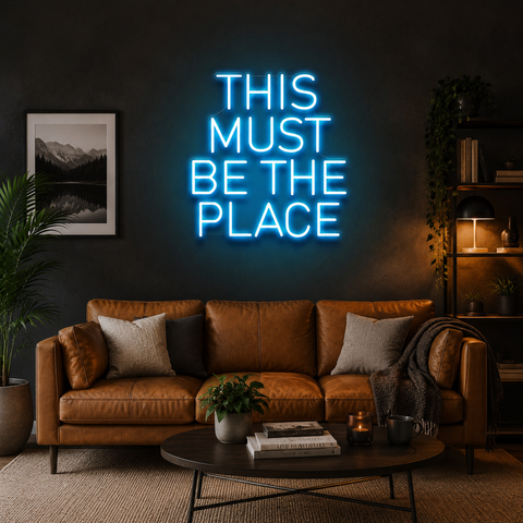 This Must Be The Place Led Neon Sign Light