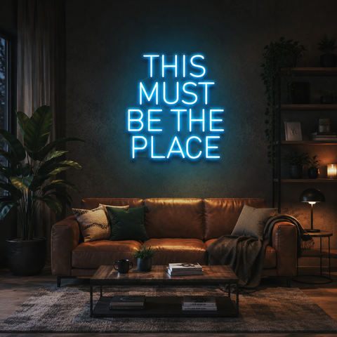 This Must Be The Place Led Neon Sign Light
