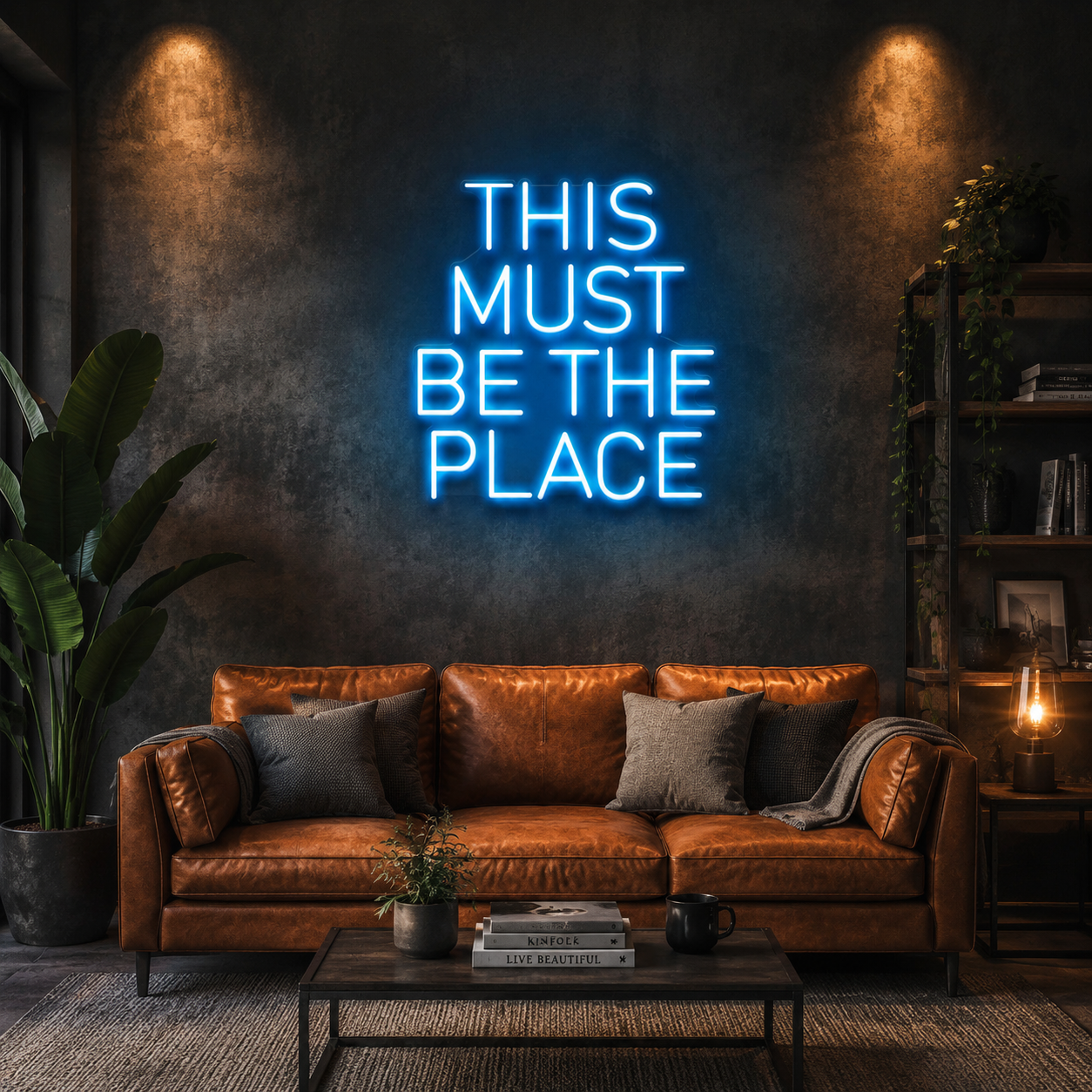 This Must Be The Place Led Neon Sign Light