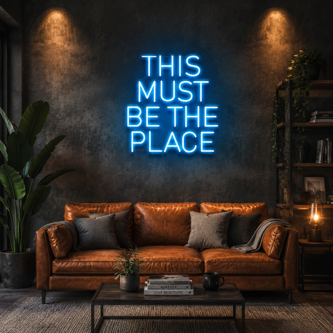 This Must Be The Place Led Neon Sign Light