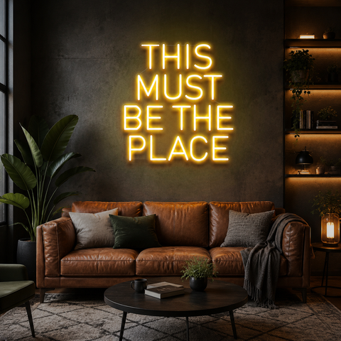 This Must Be The Place Led Neon Sign Light