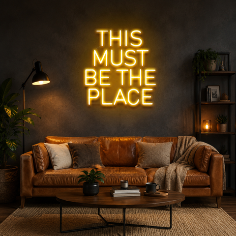 This Must Be The Place Led Neon Sign Light