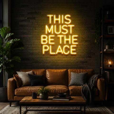 This Must Be The Place Led Neon Sign Light