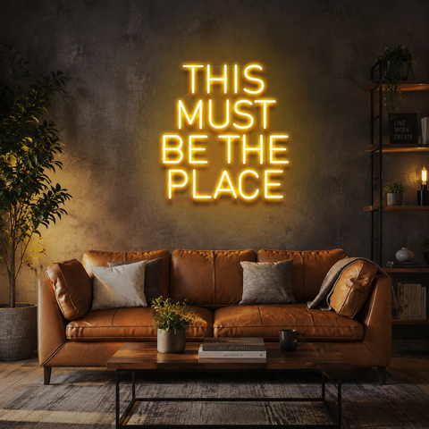 This Must Be The Place Led Neon Sign Light