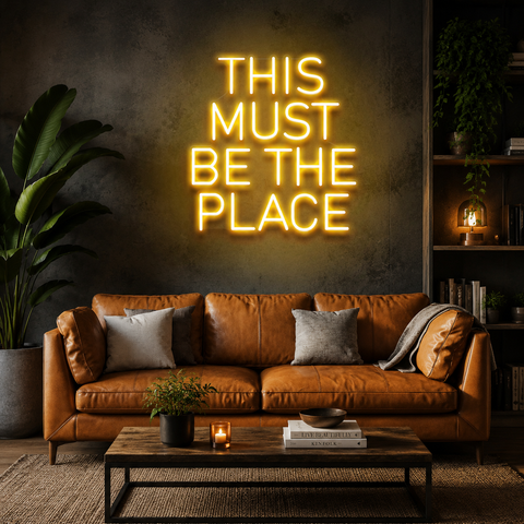 This Must Be The Place Led Neon Sign Light