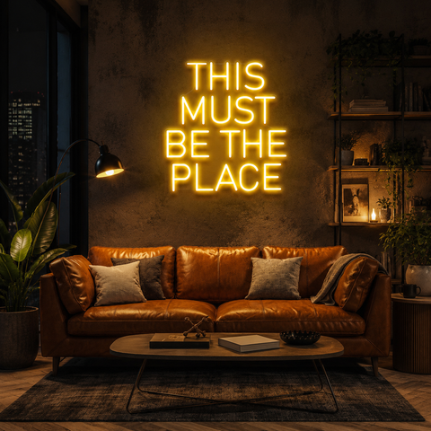 This Must Be The Place Led Neon Sign Light