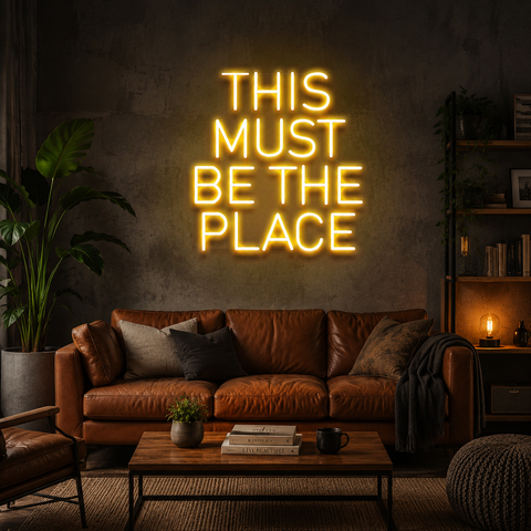 This Must Be The Place Led Neon Sign Light