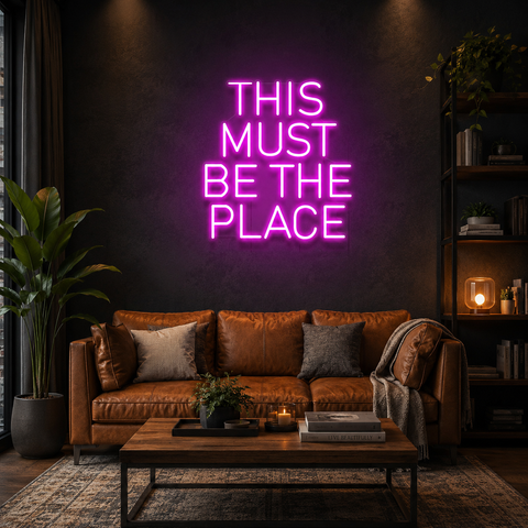 This Must Be The Place Led Neon Sign Light