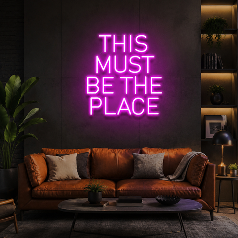 This Must Be The Place Led Neon Sign Light