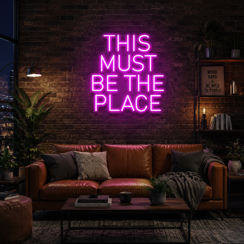 This Must Be The Place Led Neon Sign Light