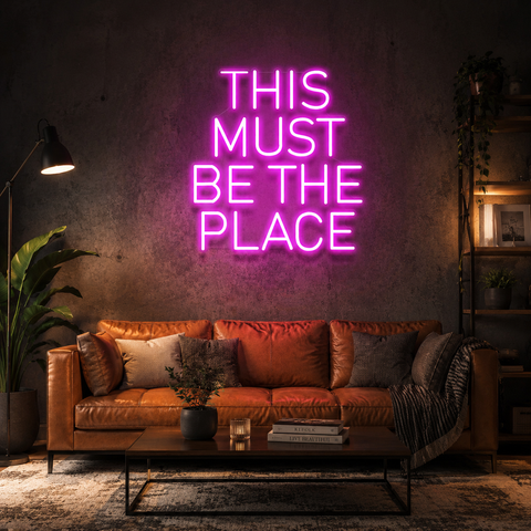 This Must Be The Place Led Neon Sign Light