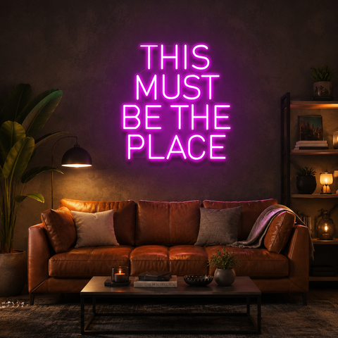 This Must Be The Place Led Neon Sign Light