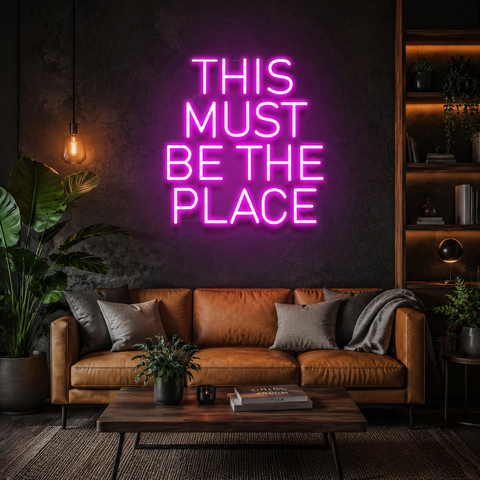 This Must Be The Place Led Neon Sign Light