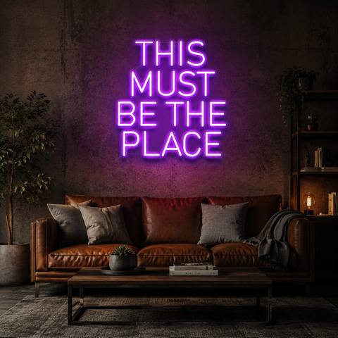 This Must Be The Place Led Neon Sign Light
