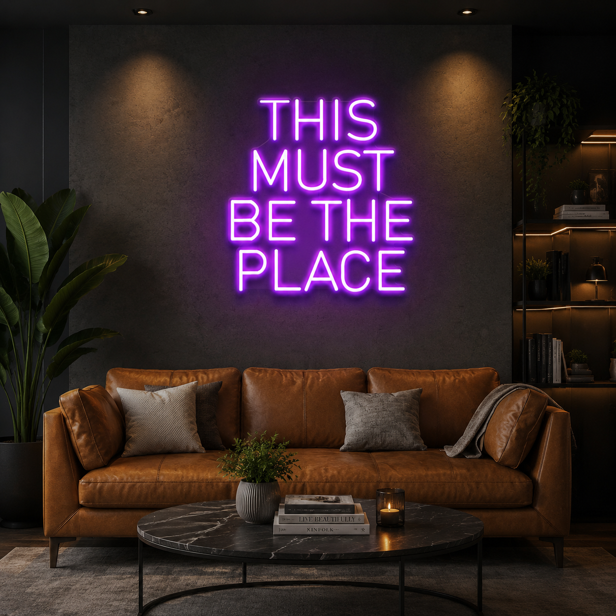 This Must Be The Place Led Neon Sign Light