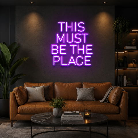 This Must Be The Place Led Neon Sign Light