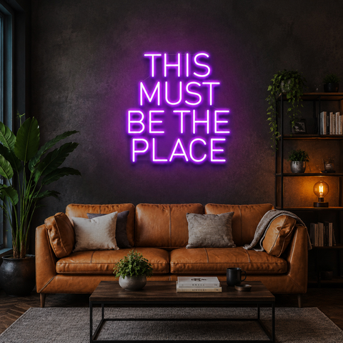 This Must Be The Place Led Neon Sign Light