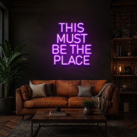 This Must Be The Place Led Neon Sign Light