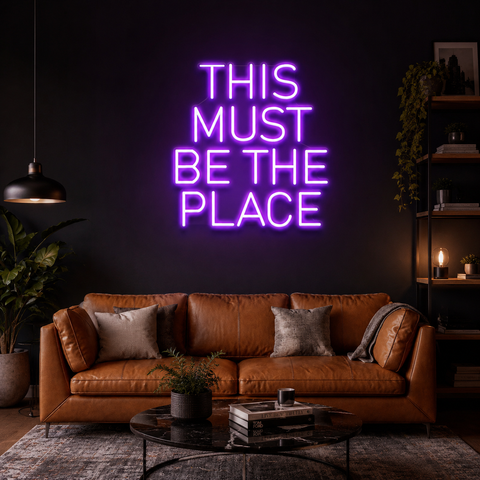 This Must Be The Place Led Neon Sign Light