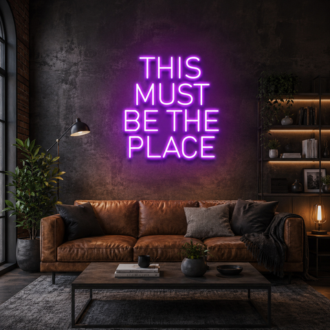This Must Be The Place Led Neon Sign Light
