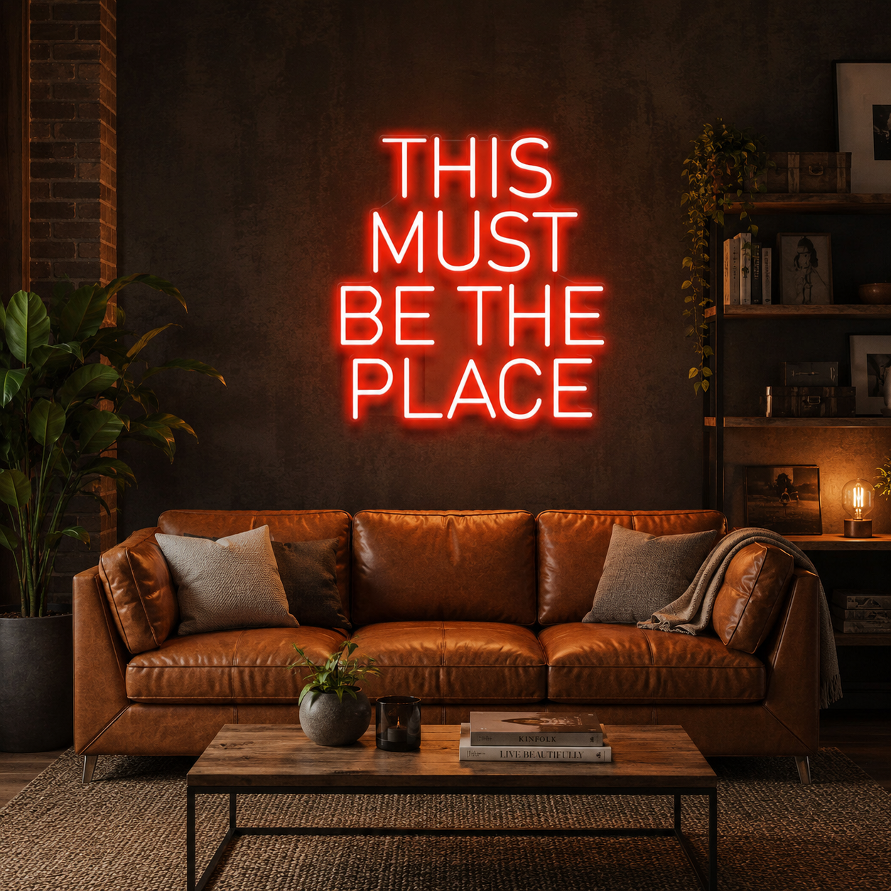 This Must Be The Place Led Neon Sign Light