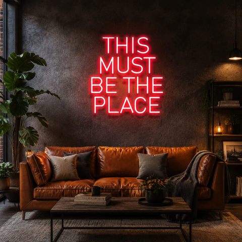 This Must Be The Place Led Neon Sign Light
