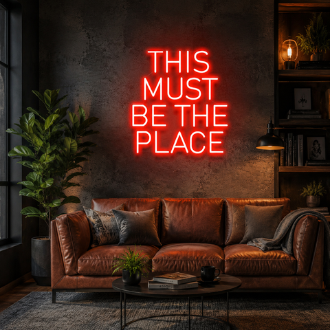 This Must Be The Place Led Neon Sign Light
