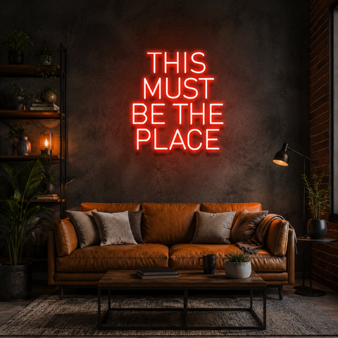 This Must Be The Place Led Neon Sign Light