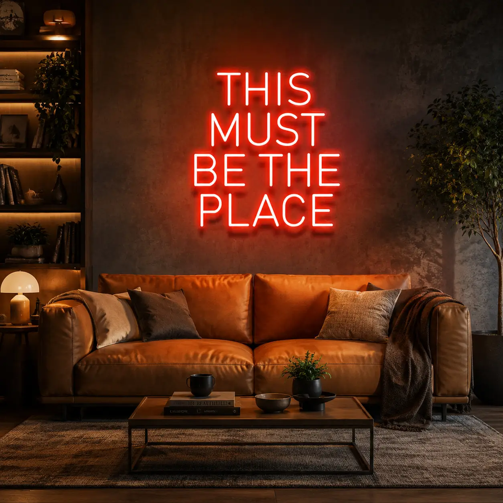 This Must Be The Place Led Neon Sign Light