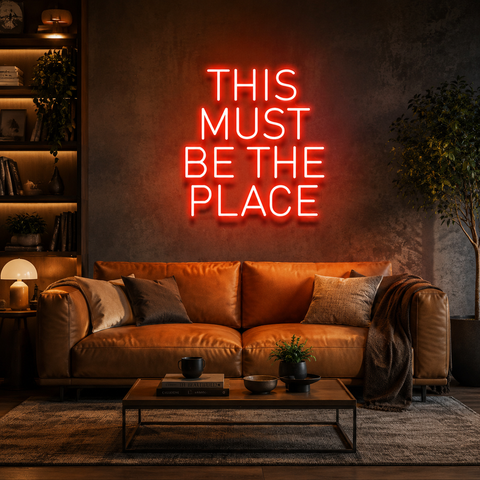 This Must Be The Place Led Neon Sign Light
