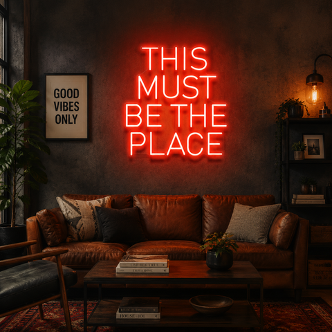 This Must Be The Place Led Neon Sign Light