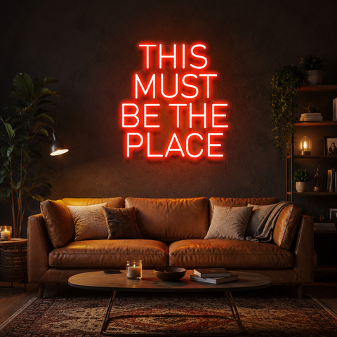 This Must Be The Place Led Neon Sign Light