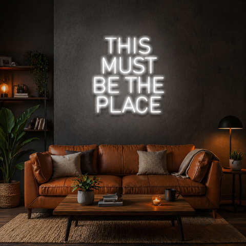 This Must Be The Place Led Neon Sign Light