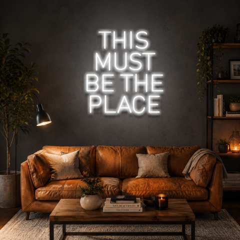This Must Be The Place Led Neon Sign Light