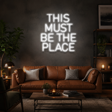 This Must Be The Place Led Neon Sign Light