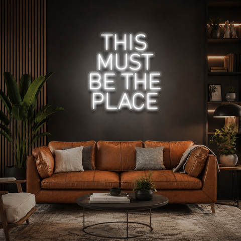 This Must Be The Place Led Neon Sign Light