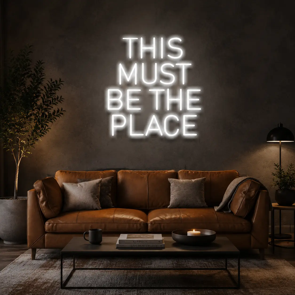 This Must Be The Place Led Neon Sign Light