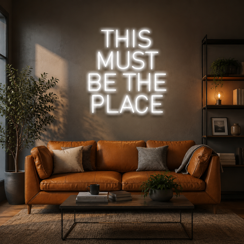 This Must Be The Place Led Neon Sign Light