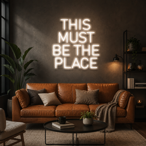 This Must Be The Place Led Neon Sign Light