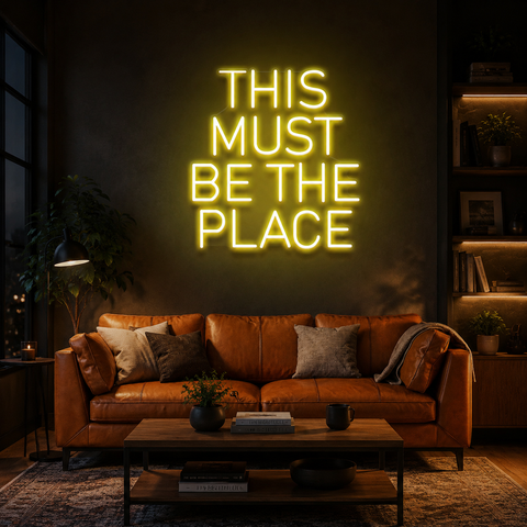 This Must Be The Place Led Neon Sign Light